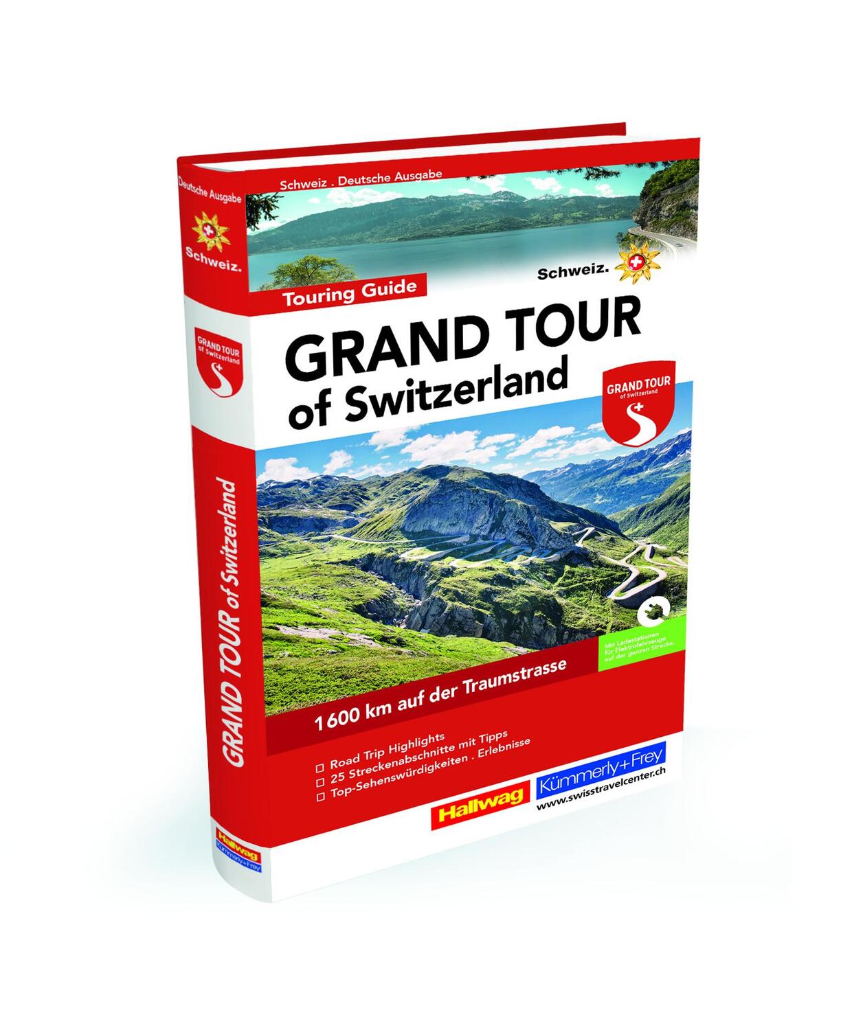 Bild: 9783828308336 | Hallwag Reiseführer Grand Tour of Switzerland Touring Guide,...