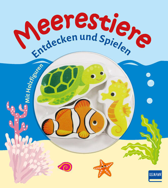 Cover: 9783741524387 | Meerestiere, m. 3 Holzfiguren | Entdecken und Spielen | Denitza Gruber