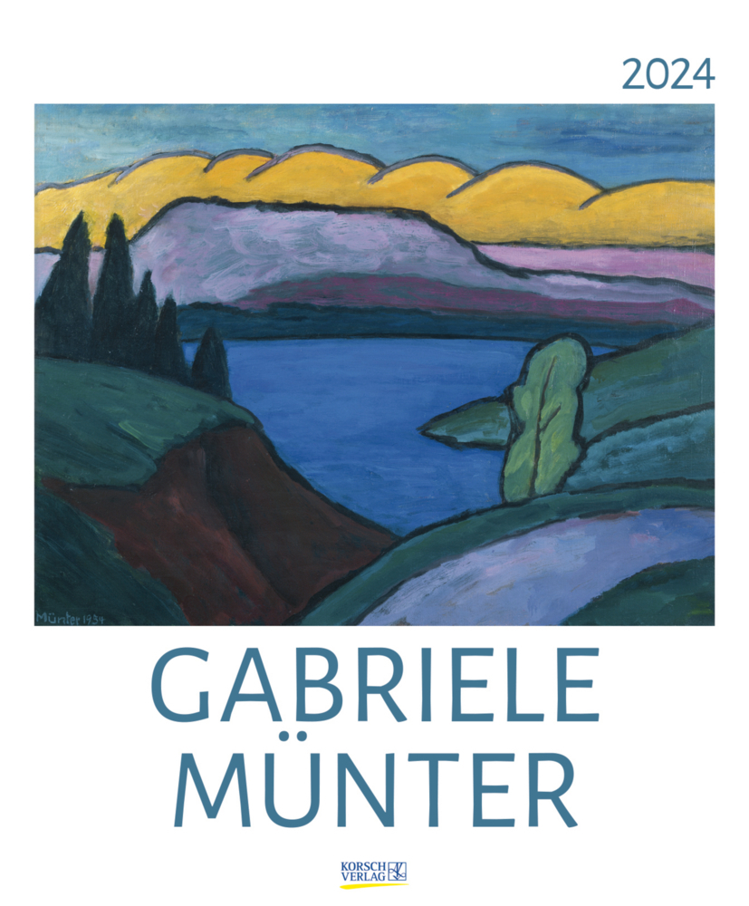 Cover: 9783731860433 | Gabriele Münter 2024 | Korsch Verlag | Kalender | Spiralbindung | 2024