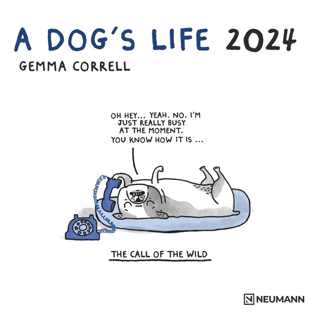 Cover: 4002725986924 | A Dog's Life 2024 - Wand-Kalender - Broschüren-Kalender - 30x30 -...