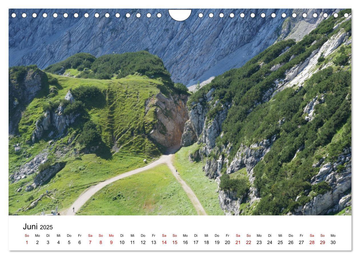 Bild: 9783435019649 | Das Zugspitzegebiet (Wandkalender 2025 DIN A4 quer), CALVENDO...