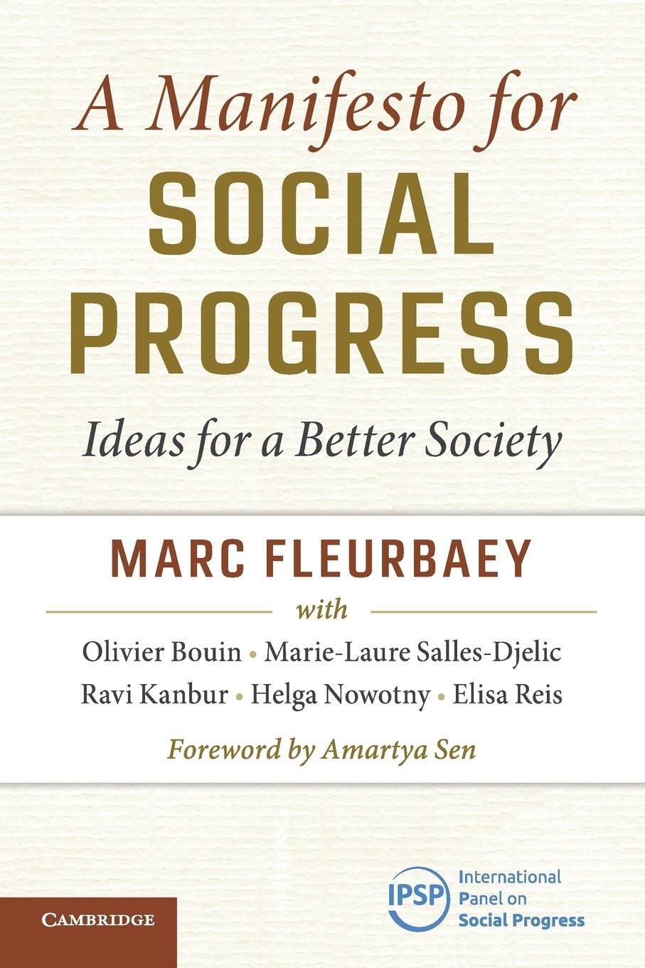 Cover: 9781108440929 | A Manifesto for Social Progress | Marc Fleurbaey | Taschenbuch | 2019