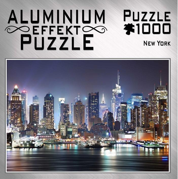 Cover: 4260092647439 | Aluminium Effekt Puzzle Motiv: New York 1.000 Teile | KG | Spiel