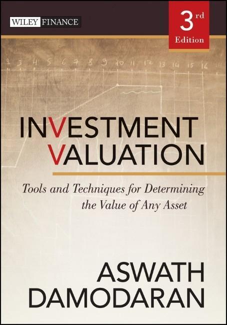 Cover: 9781118011522 | Investment Valuation | Aswath Damodaran | Buch | 992 S. | Deutsch
