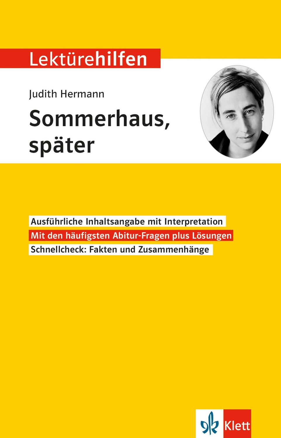 Cover: 9783129231395 | Lektürehilfen Judith Hermann "Sommerhaus, später" | Taschenbuch | 2017