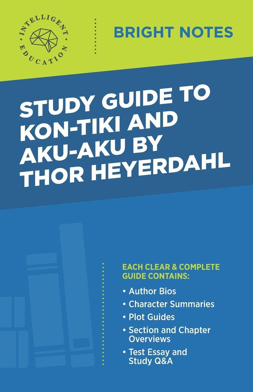 Cover: 9781645425045 | Study Guide to Kon-Tiki and Aku-Aku by Thor Heyerdahl | Taschenbuch