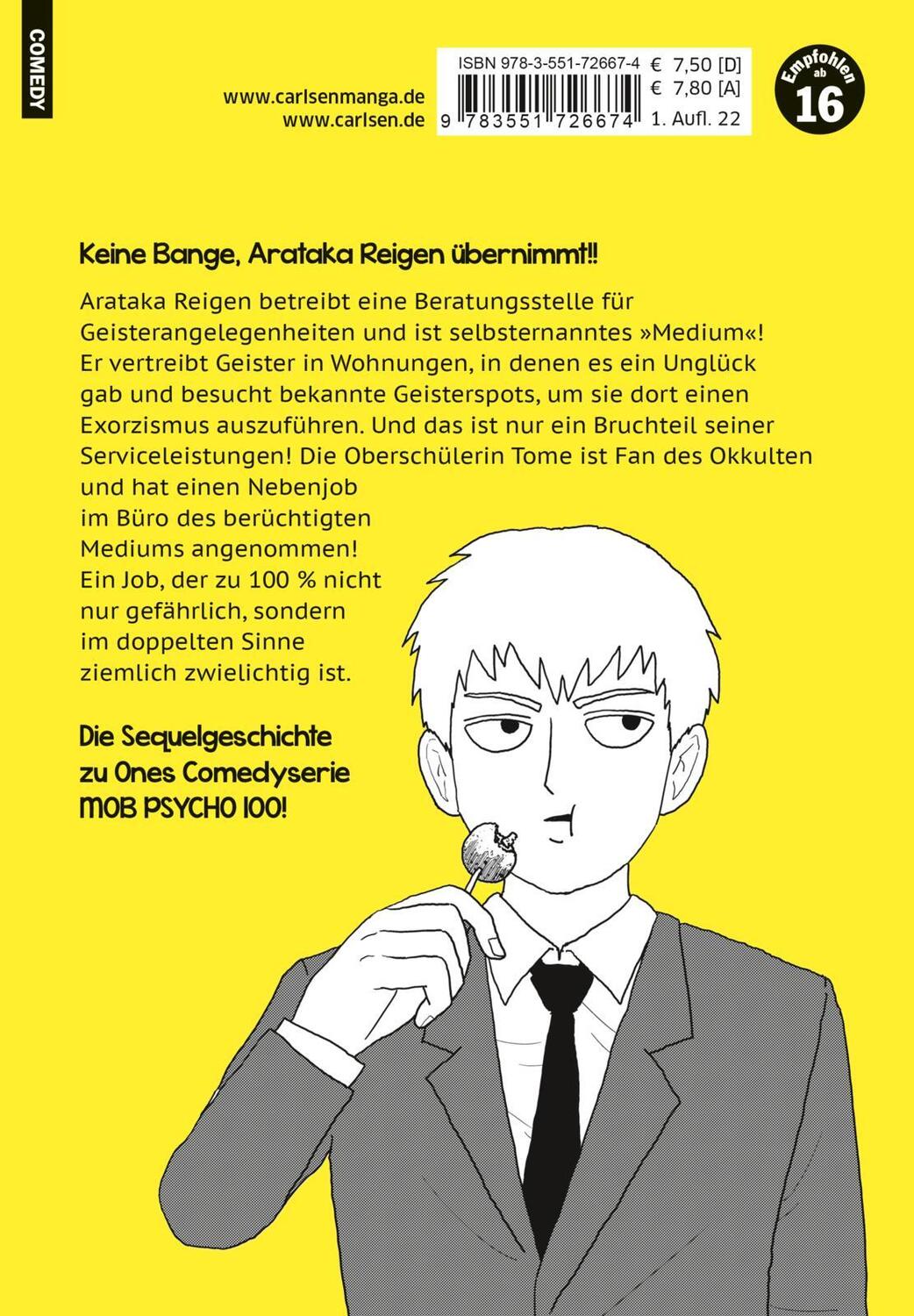 Rückseite: 9783551726674 | Reigen | Comedy-Manga mit Psychokräften! | One | Taschenbuch | Deutsch