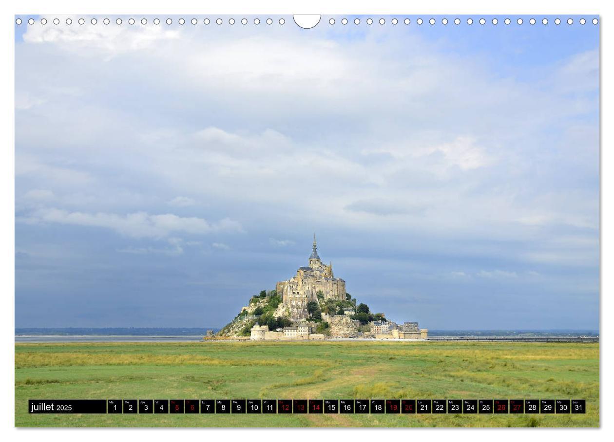 Bild: 9781325948918 | Mont Saint-Michel (Calendrier mural 2025 DIN A3 vertical), CALVENDO...