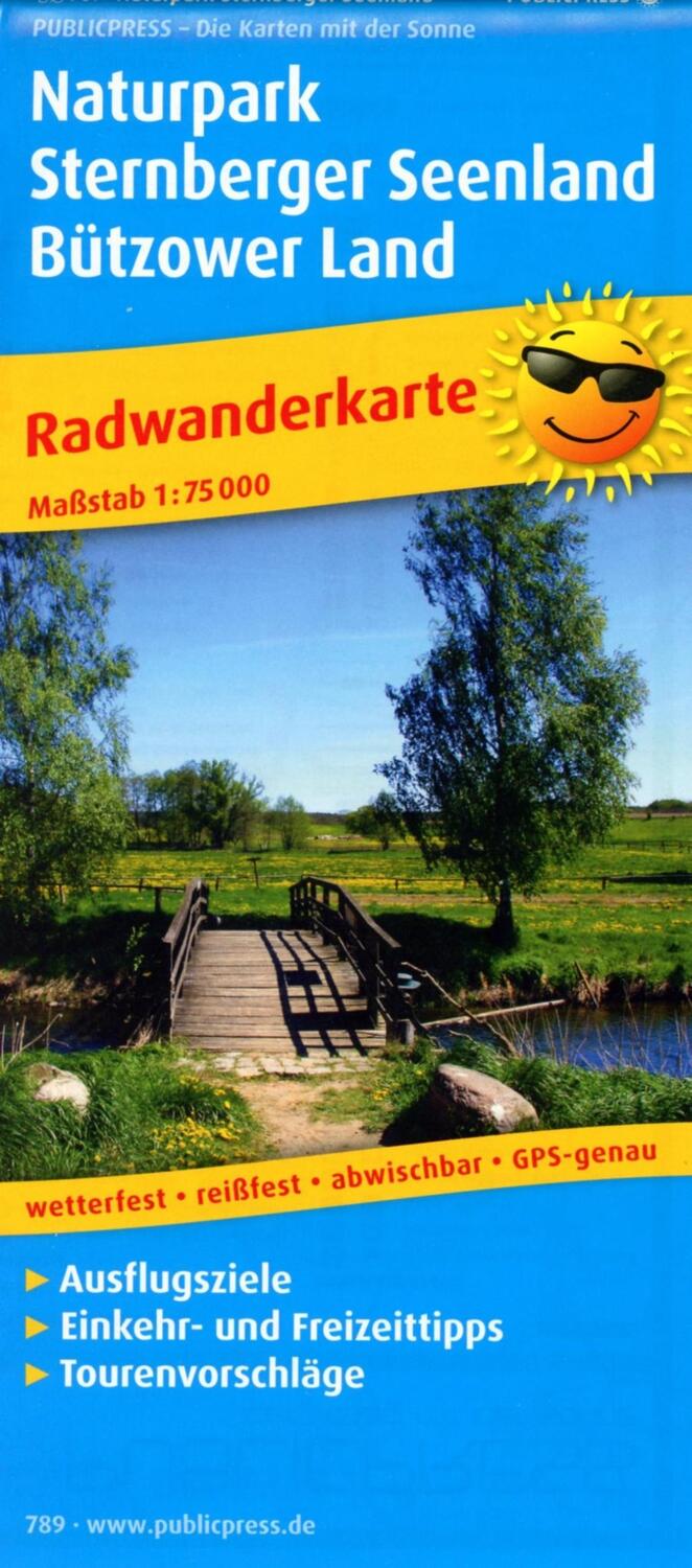 Cover: 9783899207897 | Naturpark Sternberger Seenland, Bützower Land 1 : 75 000 | Radkarte
