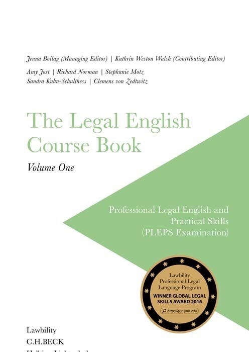 Cover: 9783406723247 | The Legal English Course Book. Vol.1 | Jenna Bollag (u. a.) | Buch