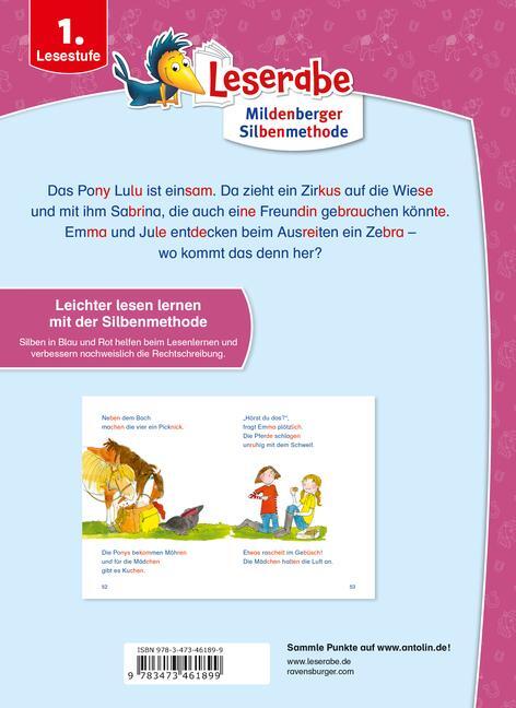 Bild: 9783473461899 | Ponygeschichten - Silbe für Silbe lesen lernen - Leserabe ab 1....