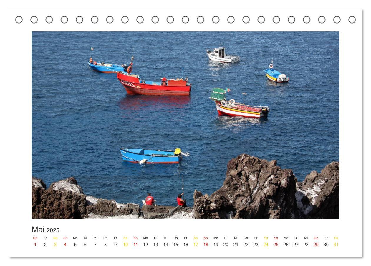 Bild: 9783435703913 | Madeira (Tischkalender 2025 DIN A5 quer), CALVENDO Monatskalender