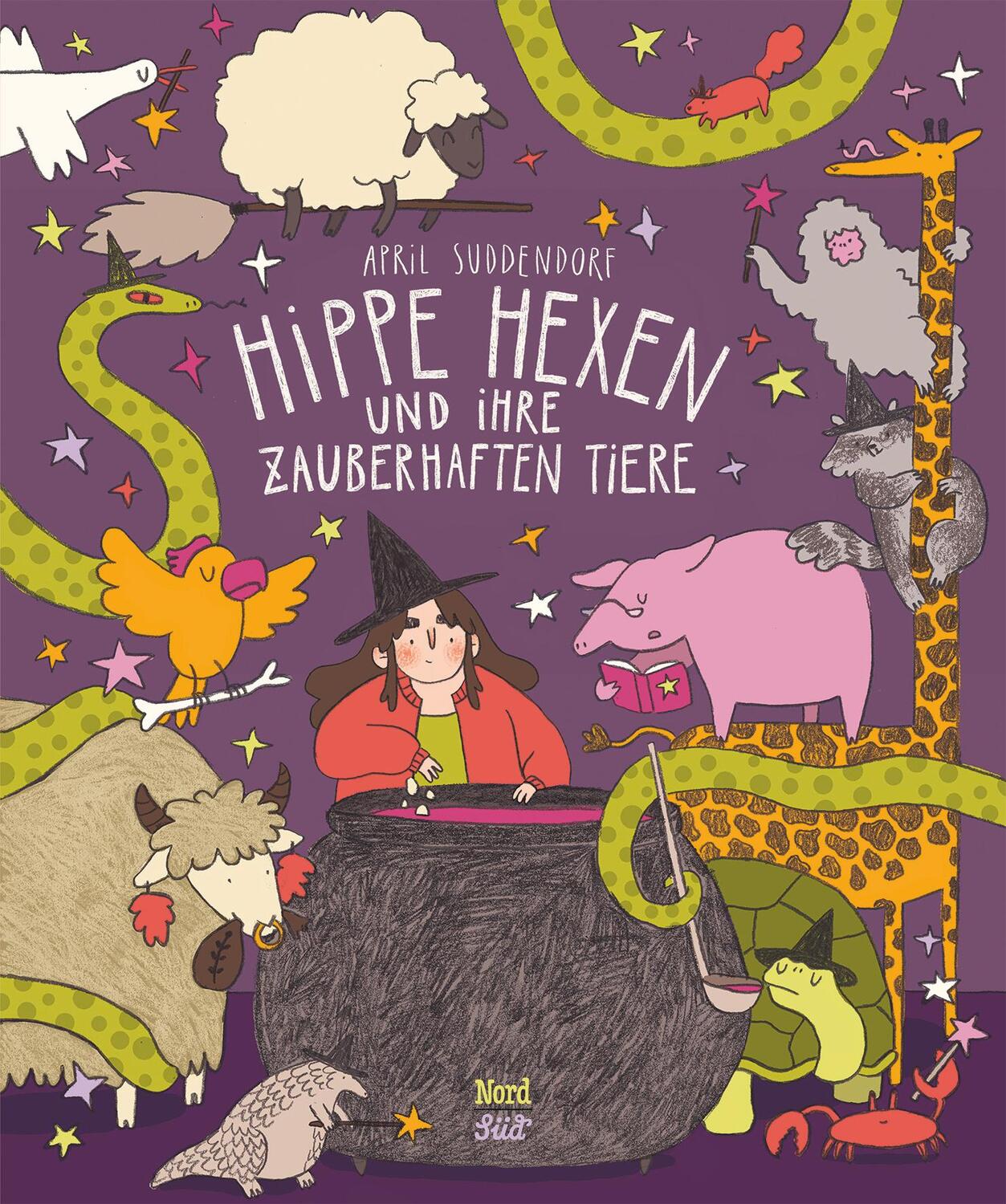 Cover: 9783314106583 | Hippe Hexen und ihre zauberhaften Tiere | April Suddendorf | Buch