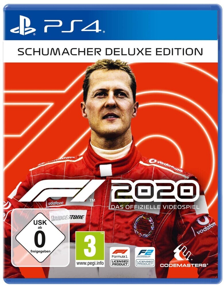 Cover: 4020628722494 | F1 2020, 1 PS4-Blu-ray Disc (Schumacher Deluxe Edition) | Blu-ray Disc