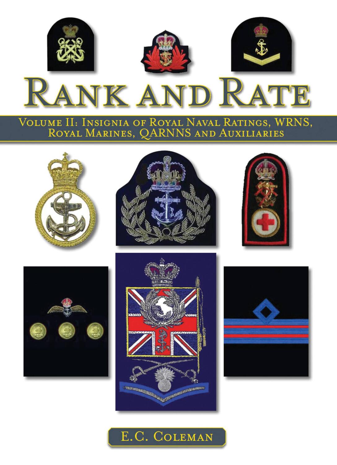 Cover: 9781847973085 | Volume II: Insignia of Royal Naval Ratings, WRNS, Royal Marines,...