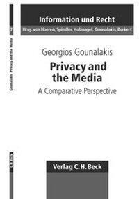 Cover: 9783406466526 | Privacy and the Media | A Comparative Perspective | Gounalakis | Buch