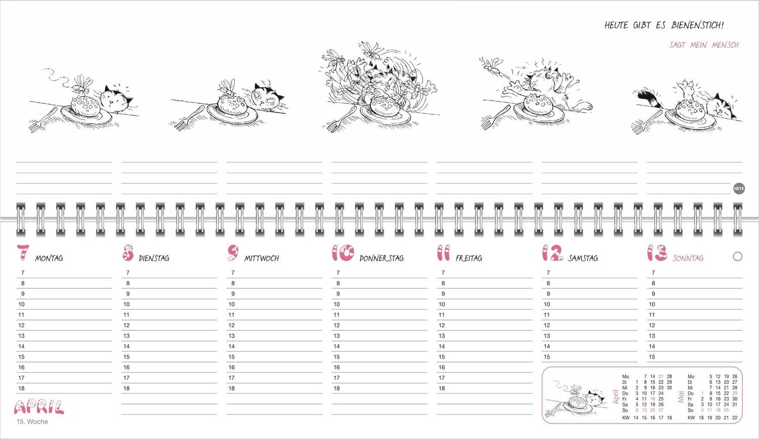 Bild: 9783756406562 | Jacob Wochenquerplaner 2025 | Sven Hartmann | Kalender | Spiralbindung