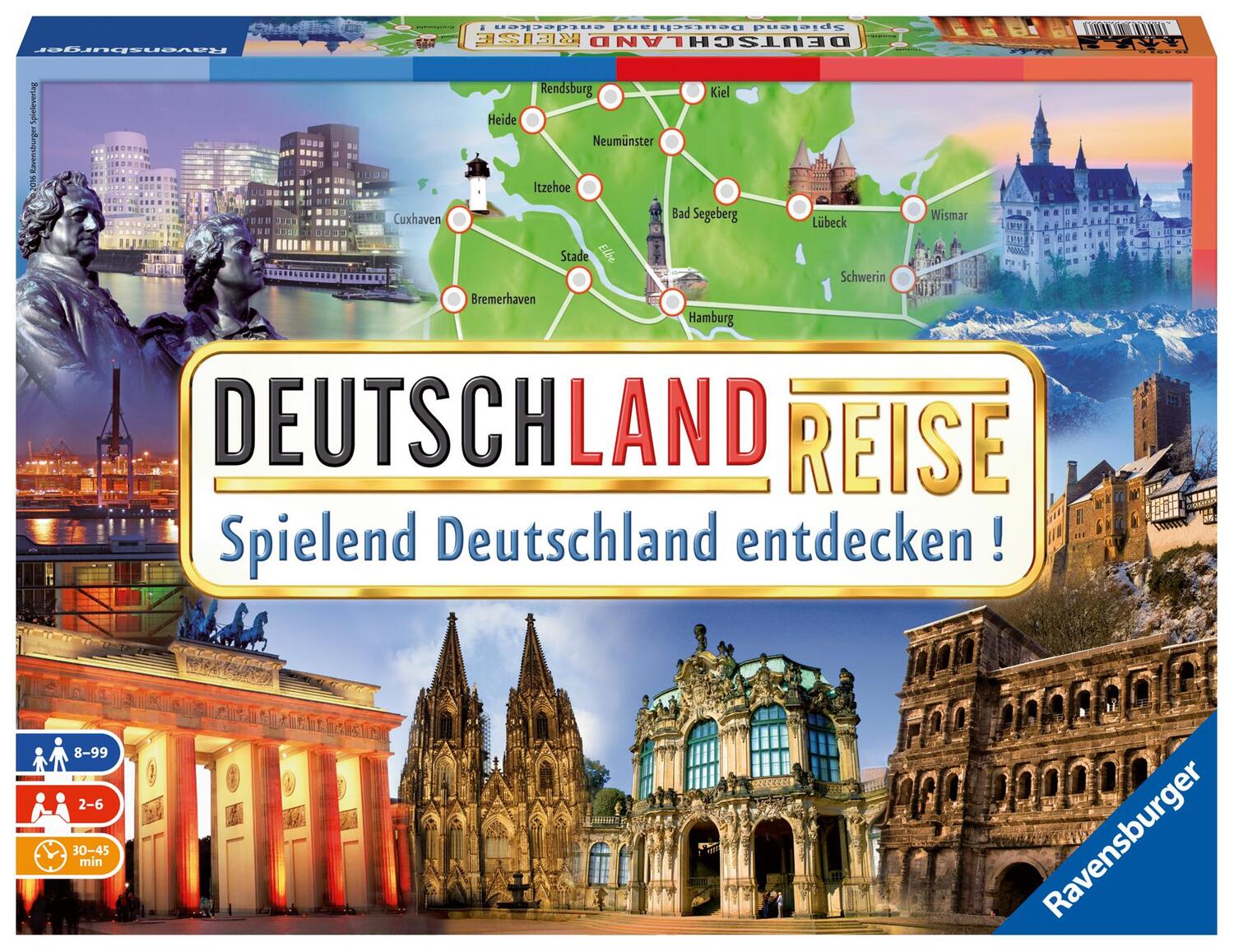 Cover: 4005556264926 | Deutschlandreise | Spiel | Deutsch | 2009 | Ravensburger