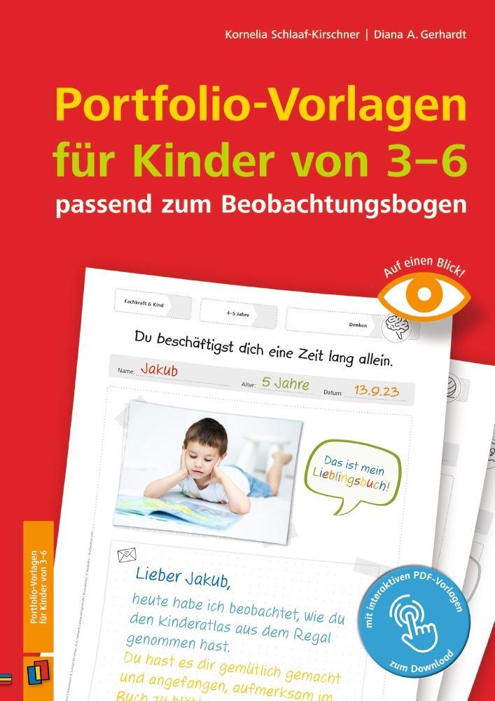 Cover: 9783834663986 | Portfolio-Vorlagen für Kinder von 36 - passend zum Beobachtungsbogen