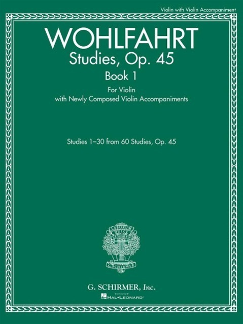 Cover: 9781495005633 | Studies, Op. 45 - Book I: For Violin with Newly Composed Violin...