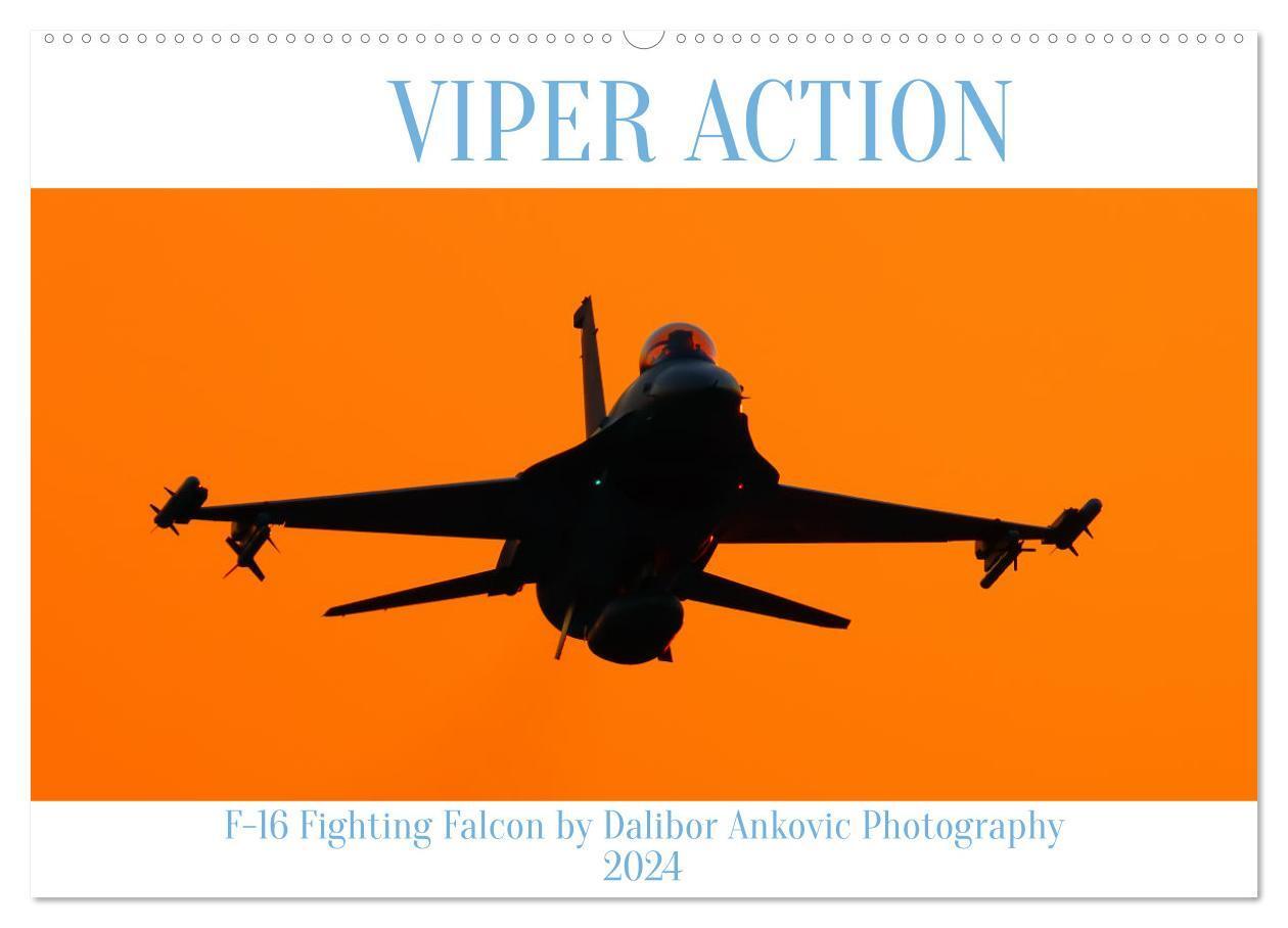 Cover: 9783675970502 | VIPER ACTION - F-16 FIGHTING FALCON (Wandkalender 2024 DIN A2...