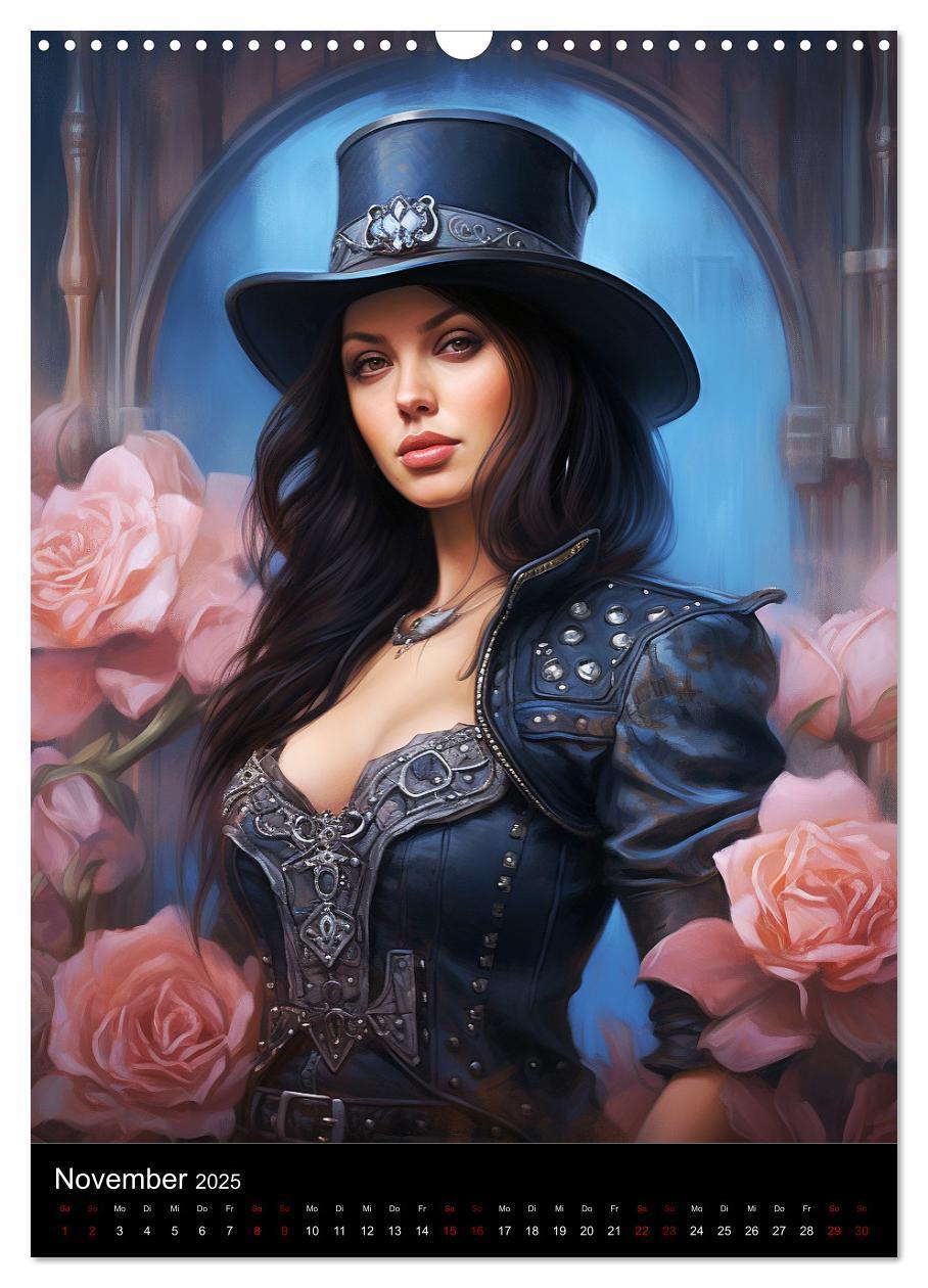 Bild: 9783435864157 | Steampunk. Faszinierend schöne Frauenportraits (Wandkalender 2025...