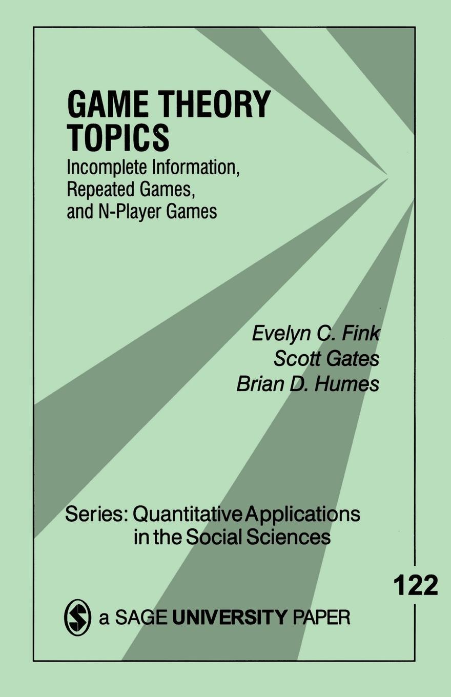 Cover: 9780761910169 | Game Theory Topics | Evelyn C. Fink (u. a.) | Taschenbuch | Paperback