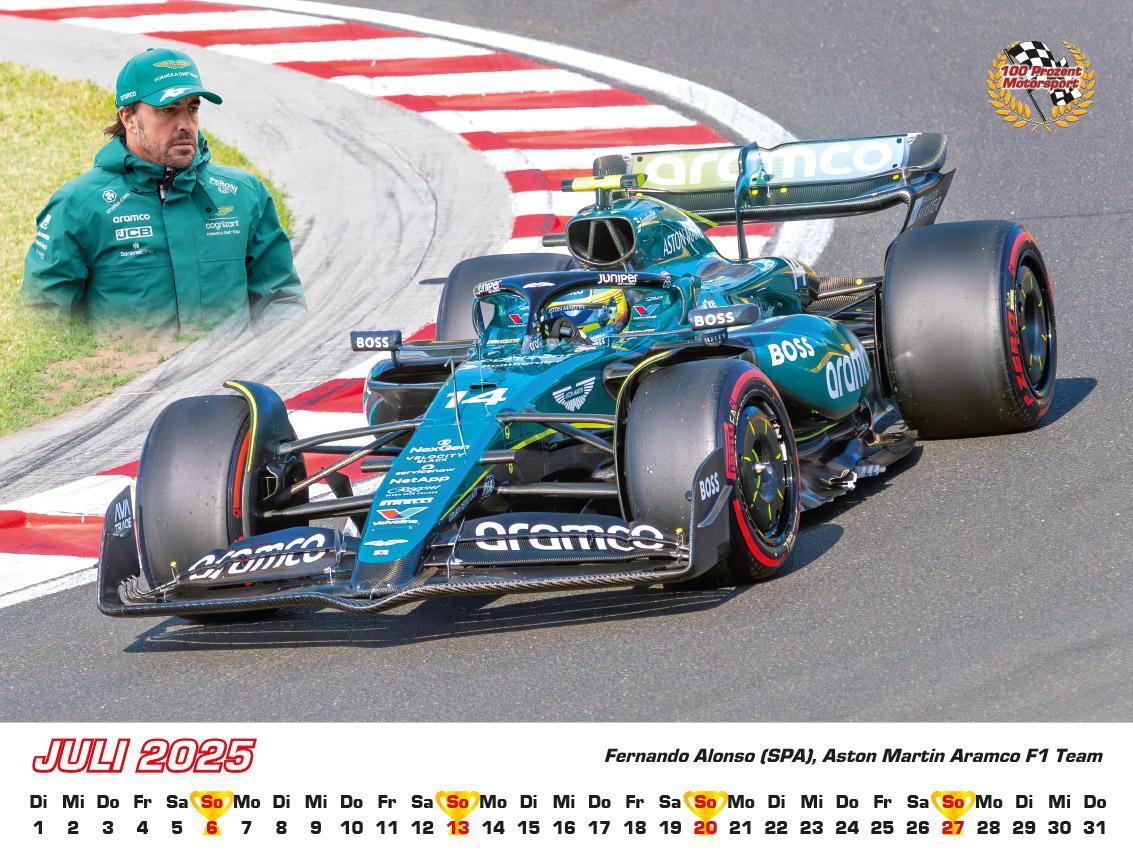 Bild: 9783948794675 | Formel 1 World Championship Kalender 2025 | Frank Pommer | Kalender