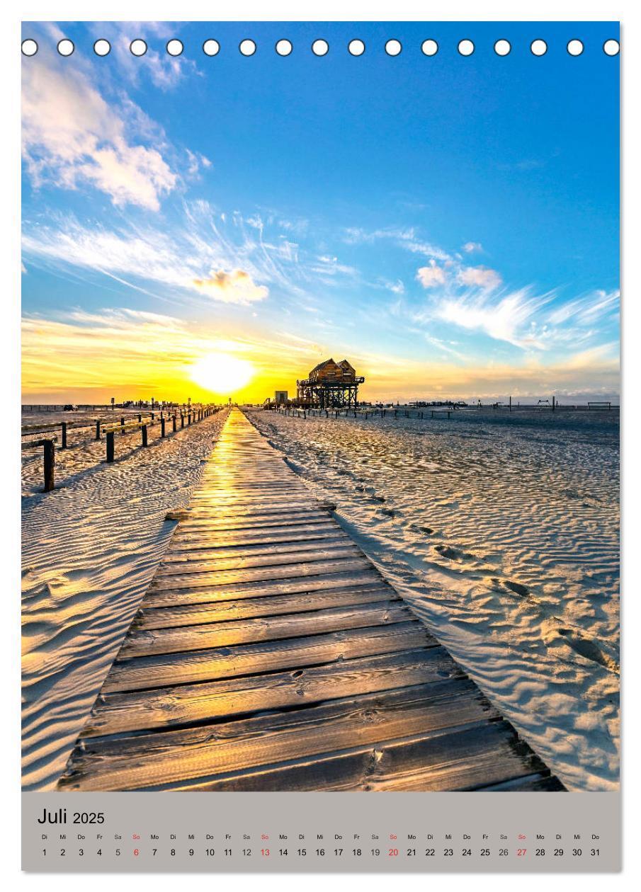 Bild: 9783435963140 | NORDSEEFLAIR - St. Peter Ording und Westerhever (Tischkalender 2025...