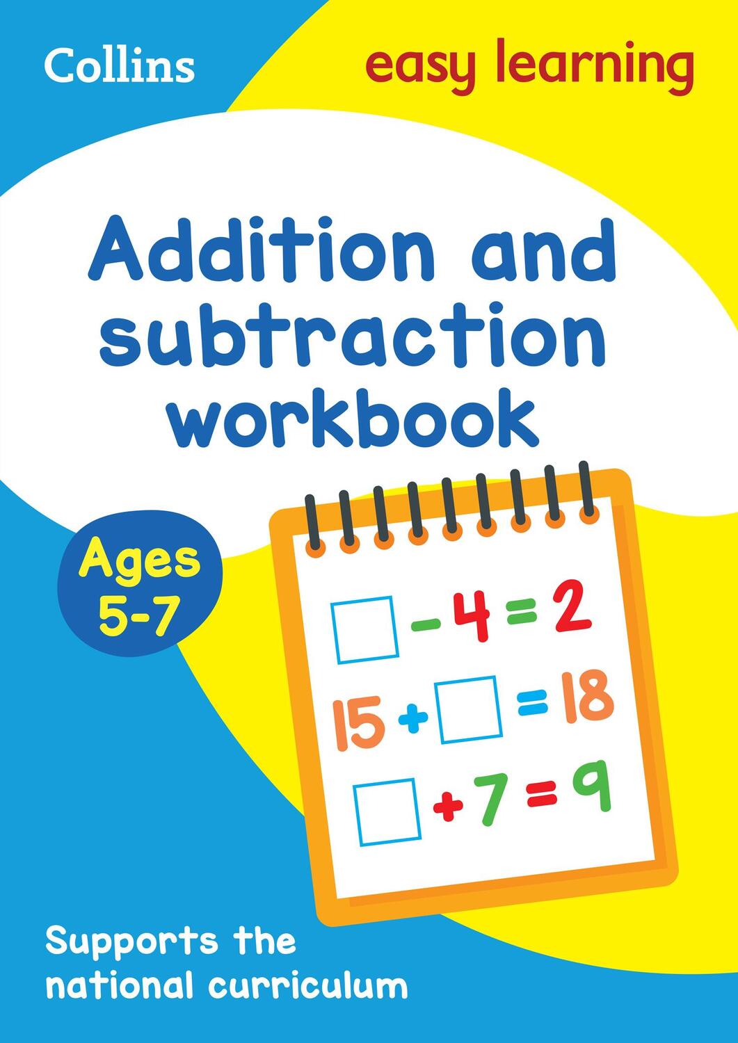 Cover: 9780008134297 | Addition and Subtraction Workbook Ages 5-7 | Ideal for Home Learning