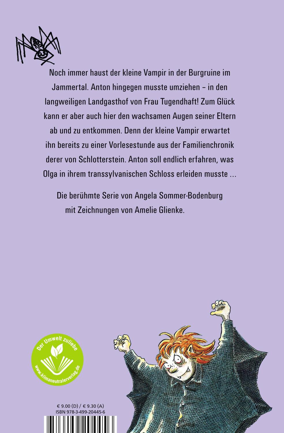 Rückseite: 9783499204456 | Der kleine Vampir liest vor | Angela Sommer-Bodenburg | Taschenbuch