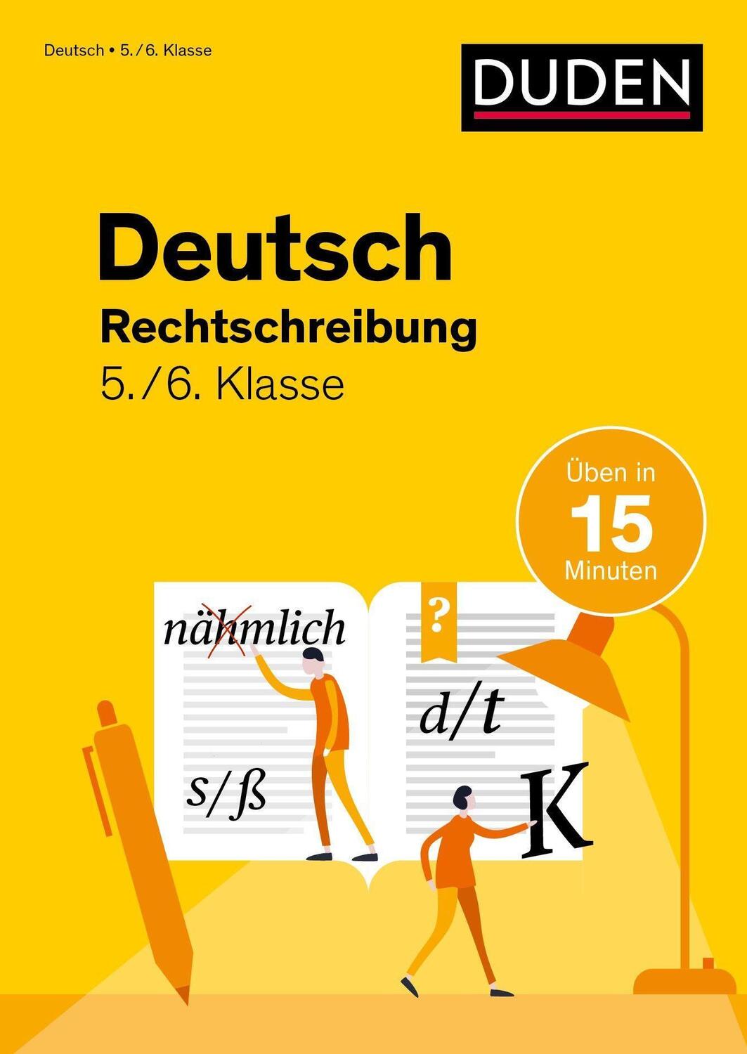 Cover: 9783411720156 | Deutsch in 15 Min - Rechtschreibung 5./6. Klasse | Marion Clausen