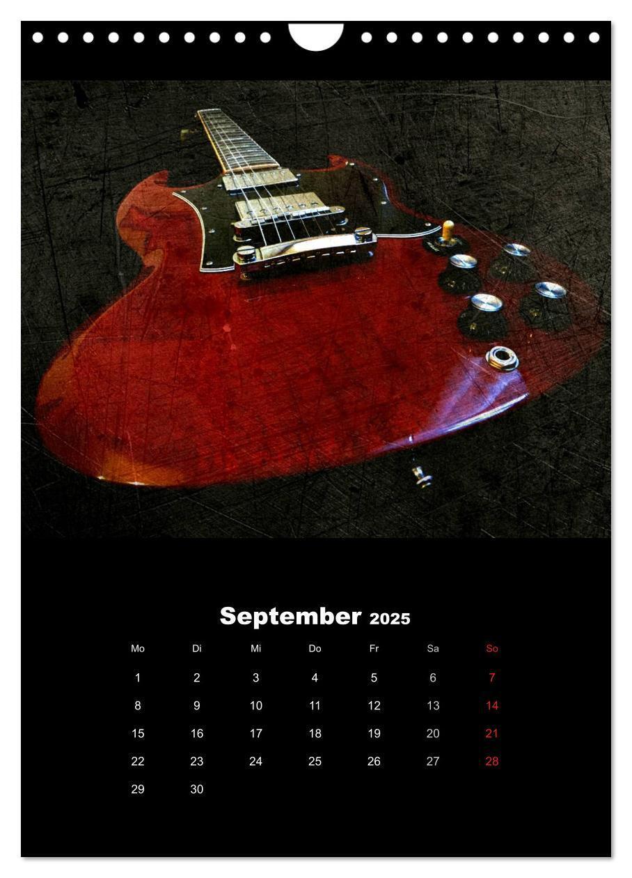 Bild: 9783457016244 | Vintage Gitarren (Wandkalender 2025 DIN A4 hoch), CALVENDO...