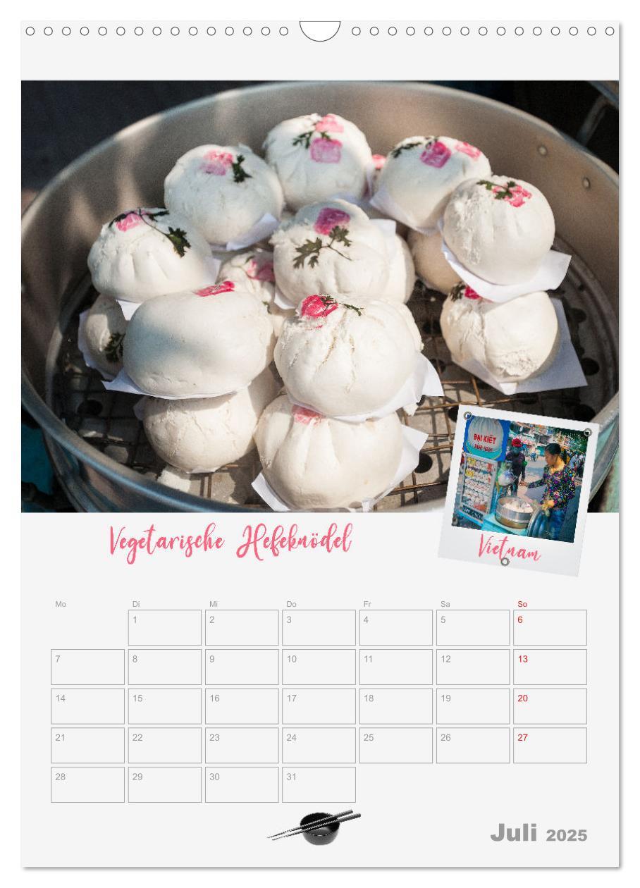 Bild: 9783435925162 | ASIA STREET FOOD - Der Küchenplaner (Wandkalender 2025 DIN A3...