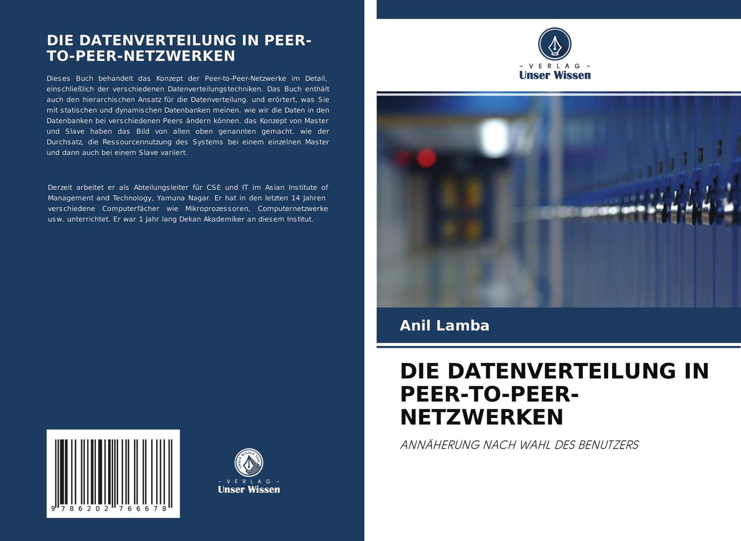 Cover: 9786202766678 | DIE DATENVERTEILUNG IN PEER-TO-PEER-NETZWERKEN | Anil Lamba | Buch