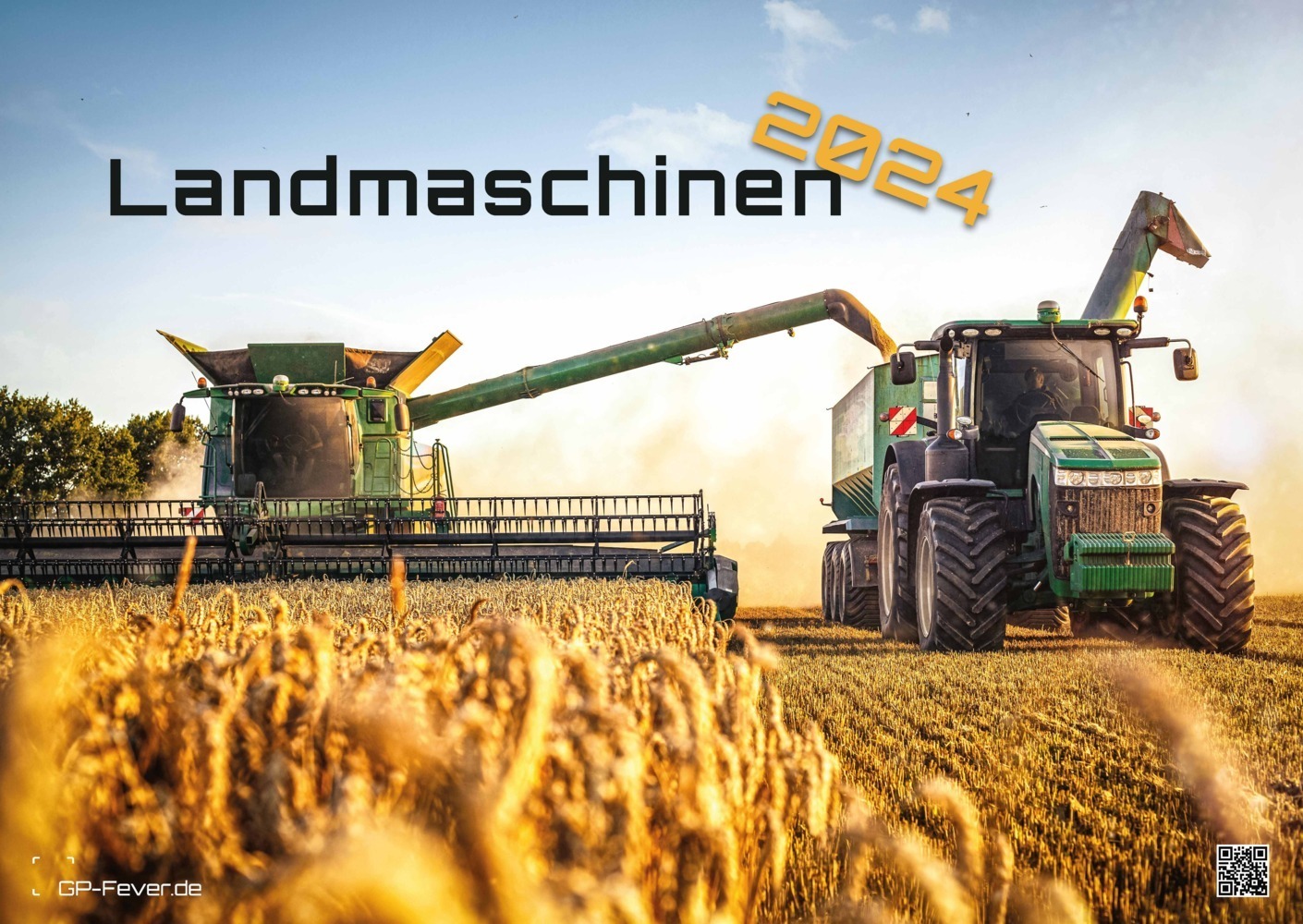Cover: 9783986733513 | Landmaschinen - Traktor - 2024 - Kalender DIN A2 | GP-Fever.de | 2024