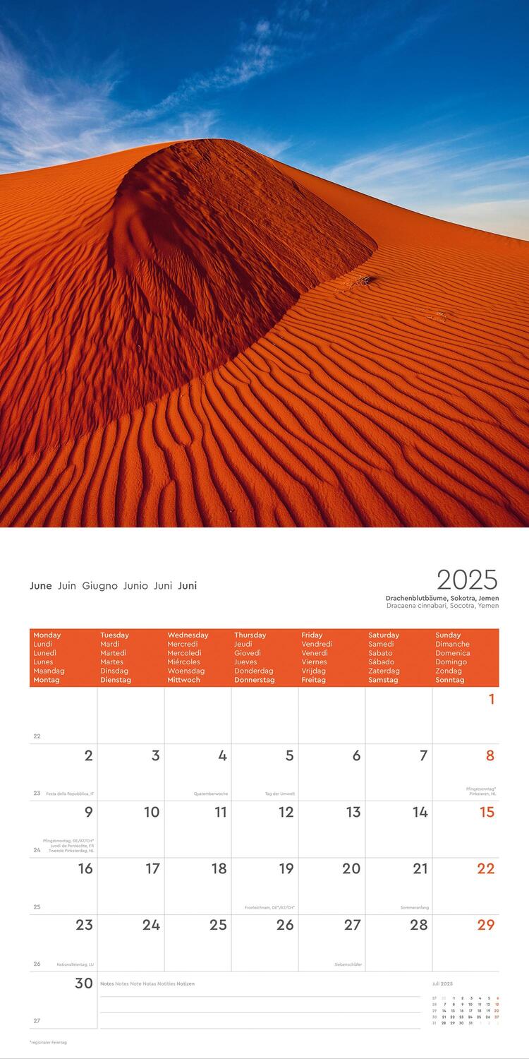 Bild: 9783965914056 | Farben der Erde - KUNTH Broschurkalender 2025 | Kalender | 28 S.