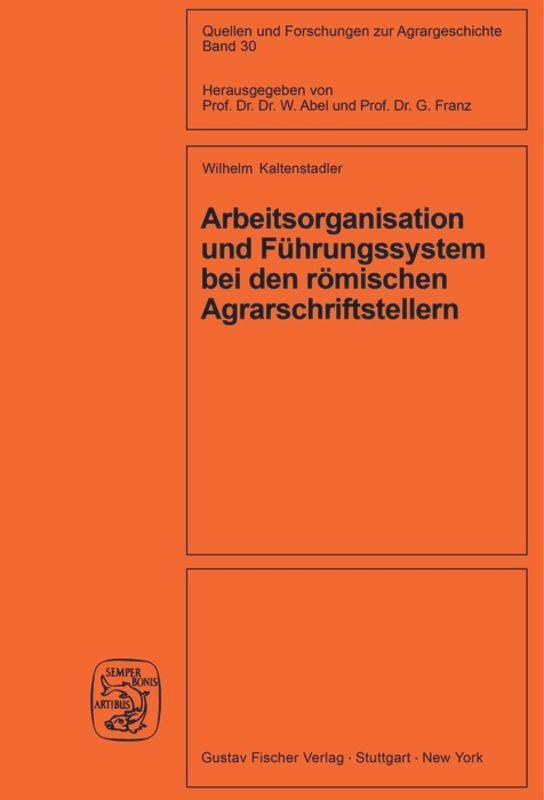 Cover: 9783828252189 | Arbeitsorganisation und Führungssystem bei den römischen...