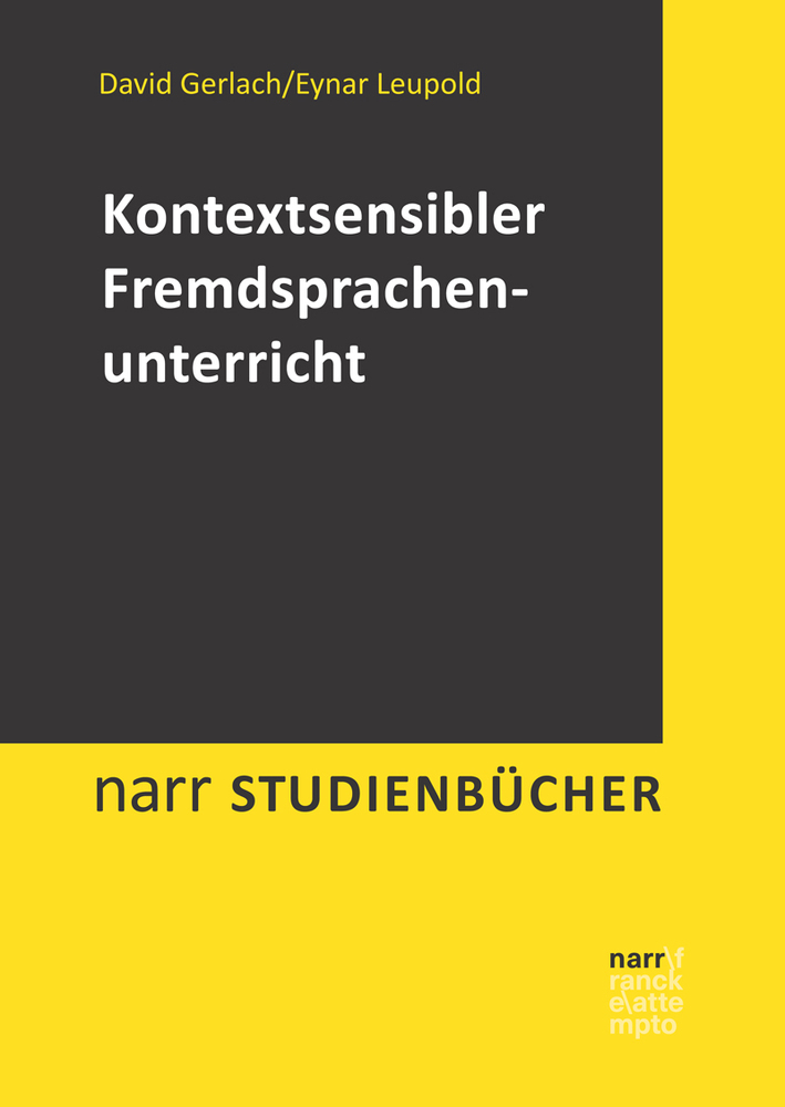 Cover: 9783823382423 | Kontextsensibler Fremdsprachenunterricht | David Gerlach (u. a.)
