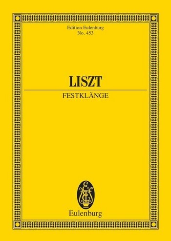 Cover: 9790200203905 | Festklänge symphonic poem no. 7 for orchestra Studienpartitur | Liszt