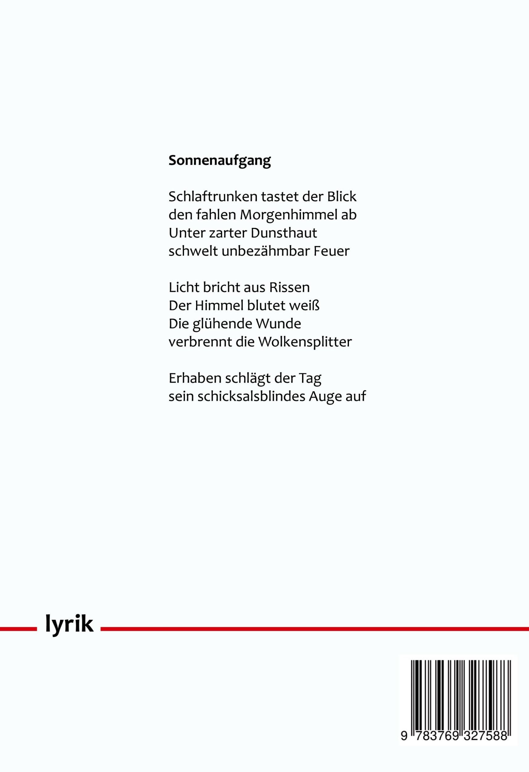 Rückseite: 9783769327588 | Aschenflug | Gedichte | Jürgen Egyptien | Buch | 140 S. | Deutsch