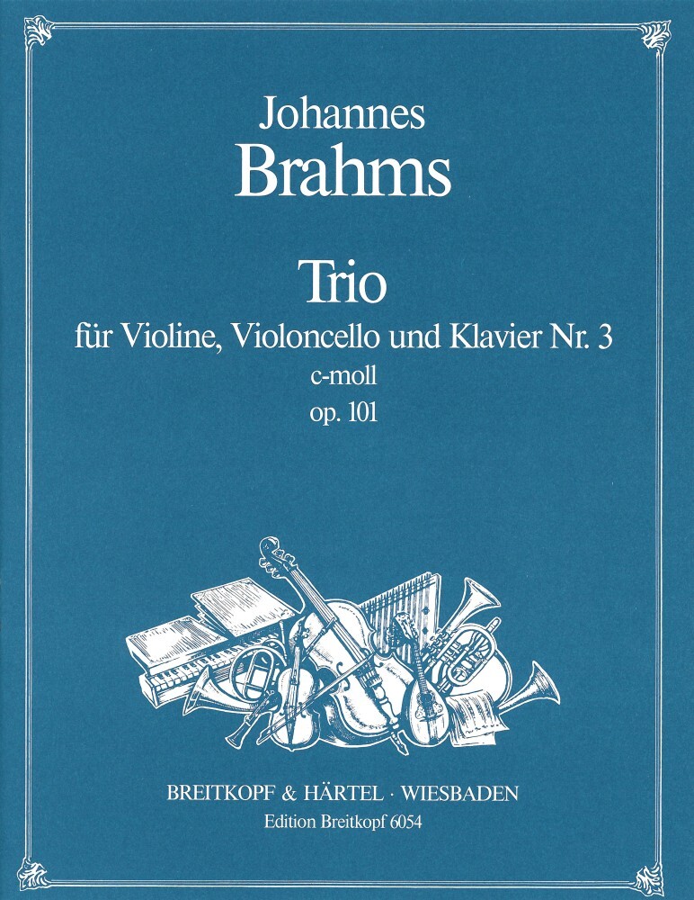 Cover: 9790004165874 | Klaviertrio 3 C Op.101 | Einzelstimmen | Johannes Brahms | Buch