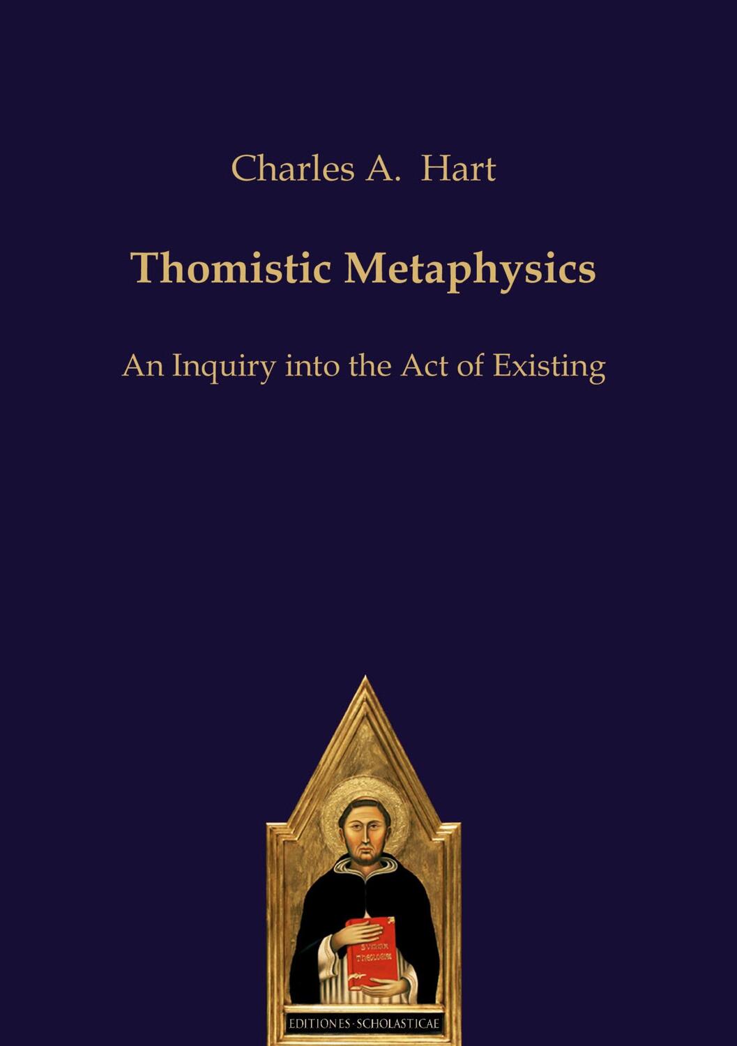 Cover: 9783868385588 | Thomistic Metaphysics | An Inquiry into the Act of Existing | Hart