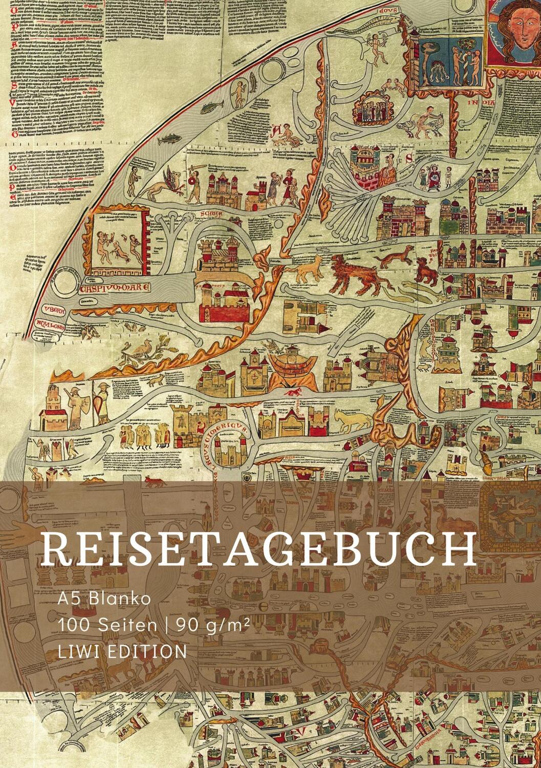 Cover: 9783965424678 | Reisetagebuch zum Selberschreiben - A5 blanko - 100 Seiten 90g/m² -...