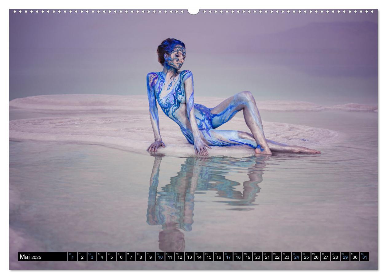 Bild: 9783383911194 | Naturwesen - Bodypainting Körperlandschaften (Wandkalender 2025 DIN...