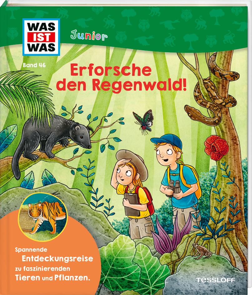 Cover: 9783788677657 | WAS IST WAS Junior Band 46 Erforsche den Regenwald! | Steghaus-Kovac