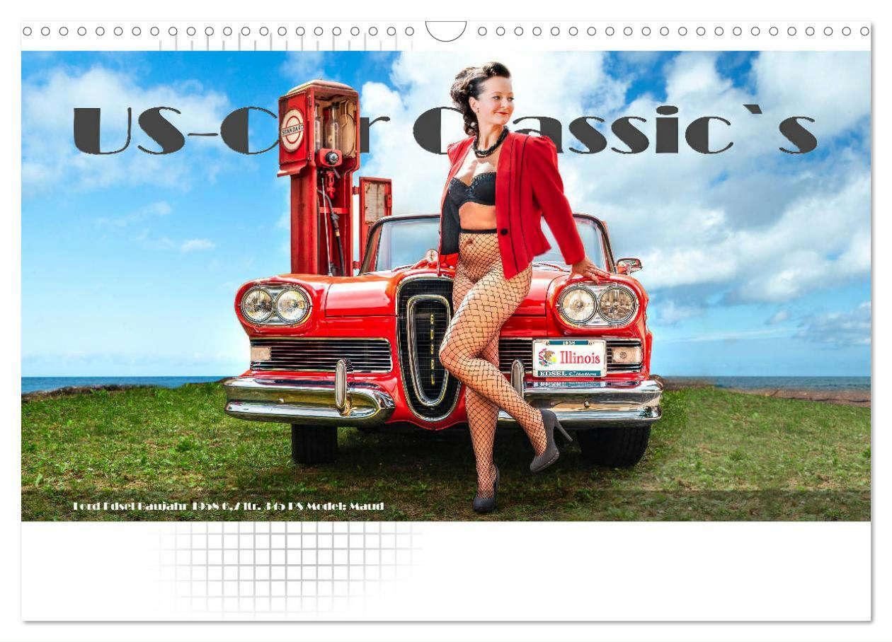 Cover: 9783675681668 | US-Car Classic's (Wandkalender 2024 DIN A3 quer), CALVENDO...