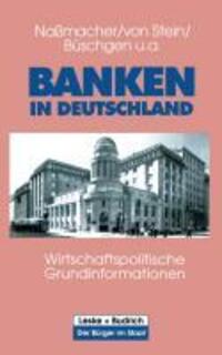 Cover: 9783810016966 | Banken in Deutschland | Wirtschaftspolitische Grundinformationen