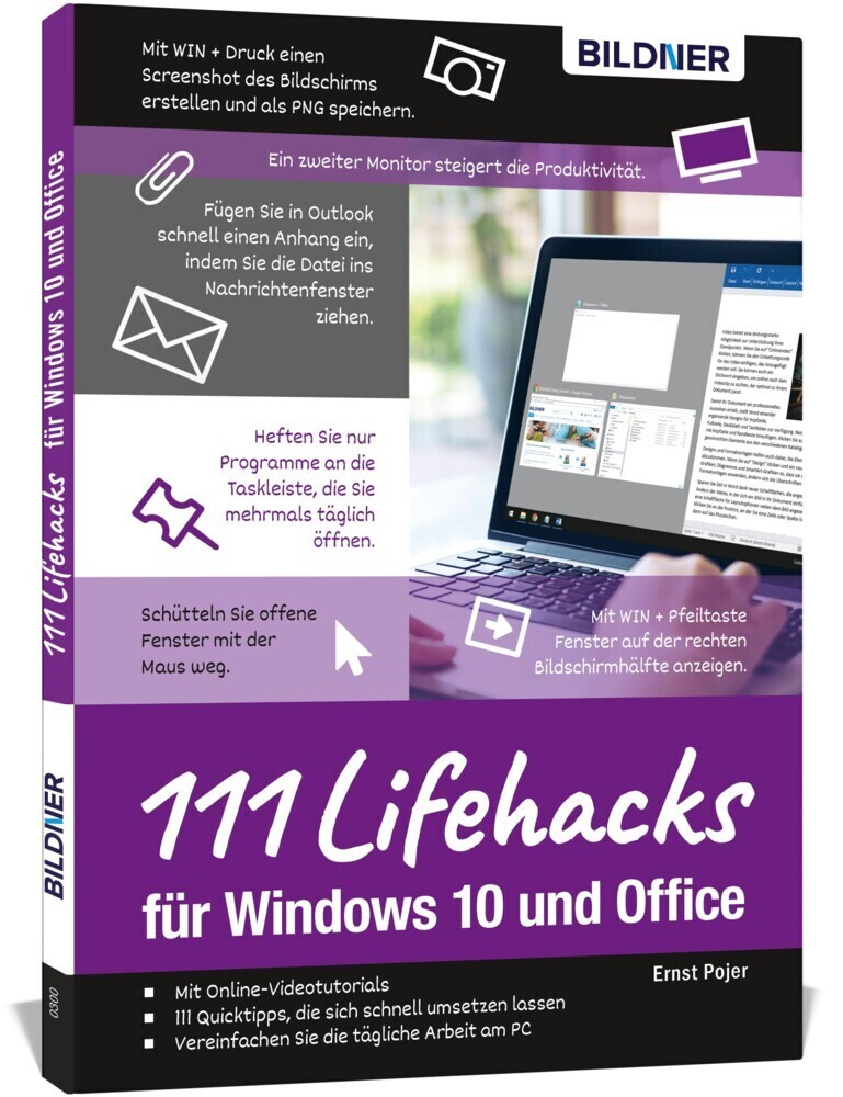 Cover: 9783832802783 | 111 Lifehacks für Windows 10 und Office | Ernst Pojer | Taschenbuch