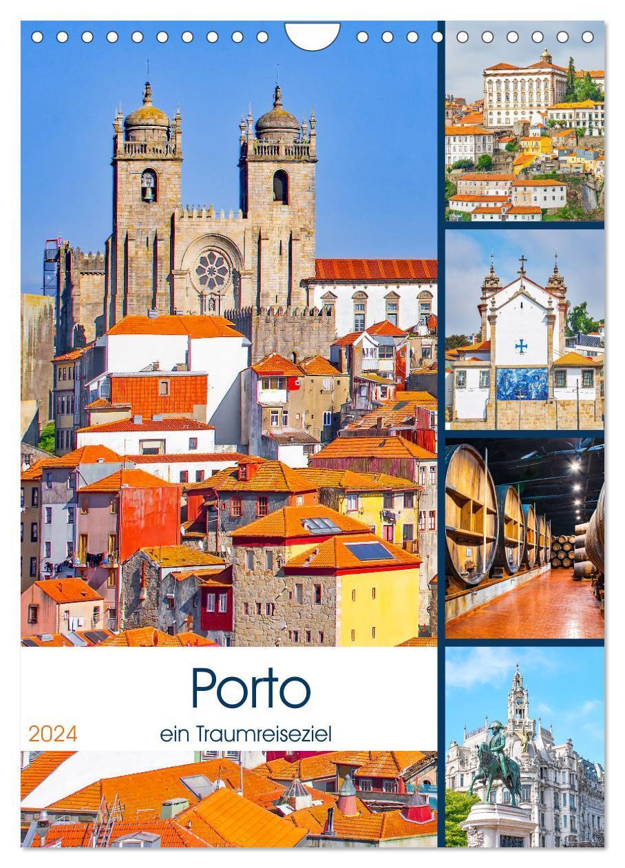 Cover: 9783675655836 | Porto - ein Traumreiseziel (Wandkalender 2024 DIN A4 hoch),...